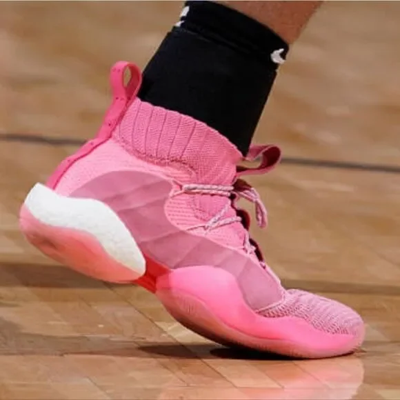 Pharrell Williams x adidas Originals Crazy BYW X Basketball Shoes in Pink EG7723 - Picture 16 of 16